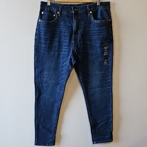 Aeropostale 34x32 Dark Blue Athletic Skinny Jeans